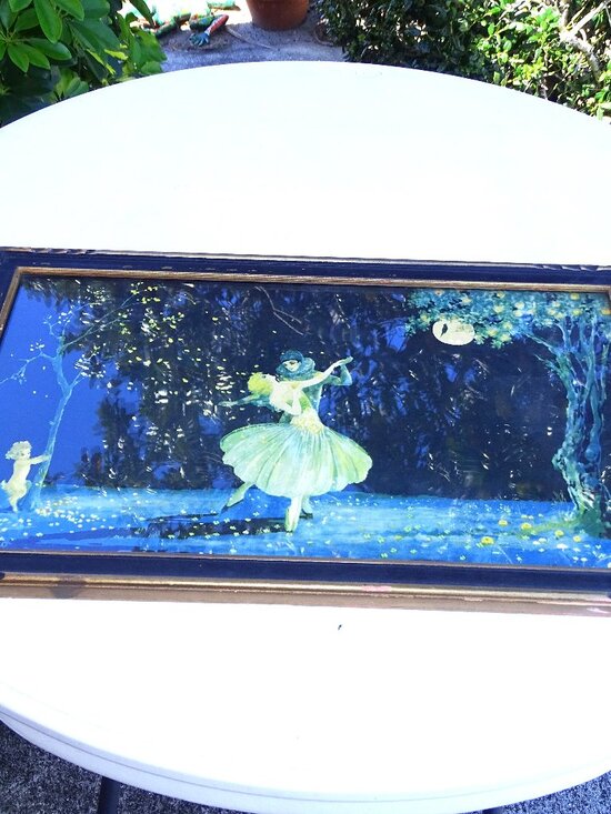 Other - Vintage Mary Gold print of the painting Idyllic Night. Circa 1920s